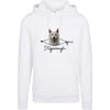 Doga Hoodie "Dogenough" - Weiß