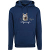 Doga Hoodie "Dogenough" - Navy