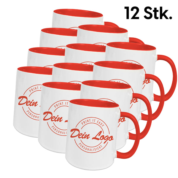 Tasse mit eigenem Logo von Firma oder Verein Wappen bedruckt