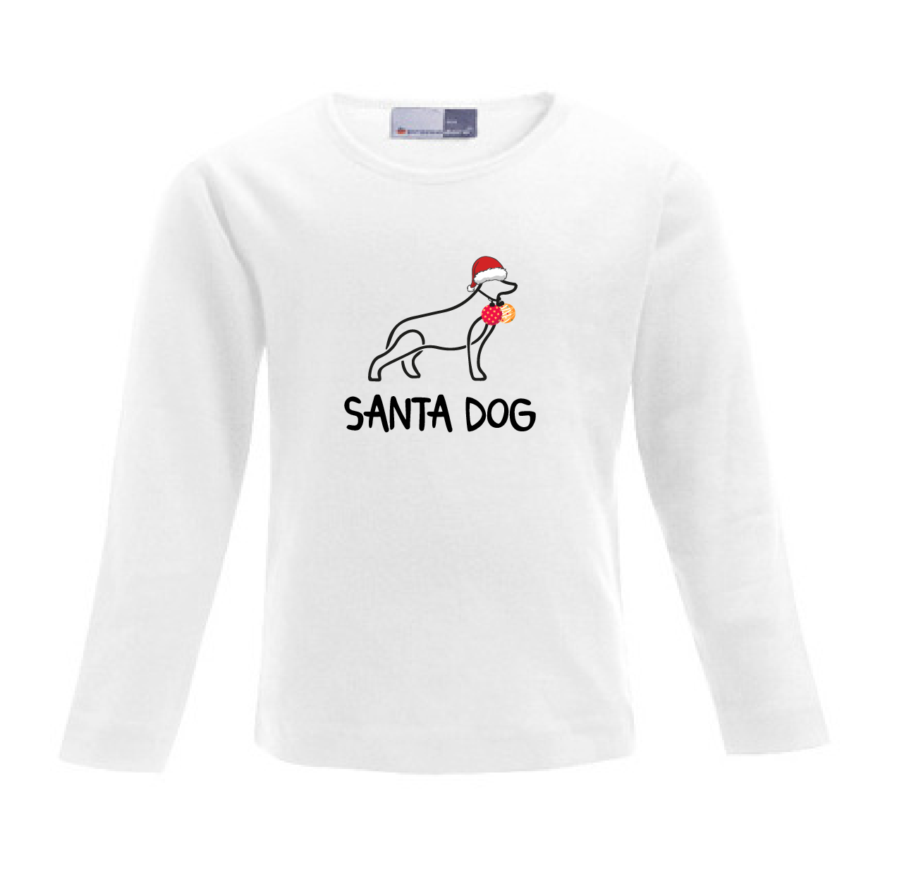 Doga Longsleeve Weiss Kinder