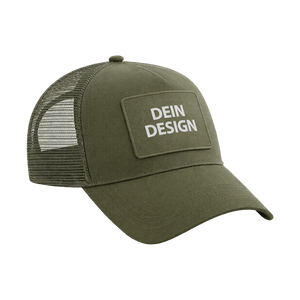 Snapback Trucker Cap mit Patch bedruckt