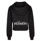 Passion Cropped Zipper Jacke